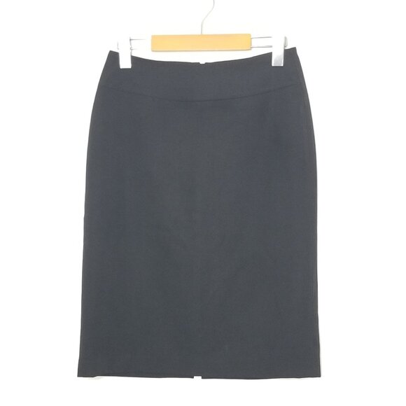 Simply Manakin Black Zipper Back Stretch Pencil Zipper Back Classic Skirt Size 3 - Picture 1 of 10